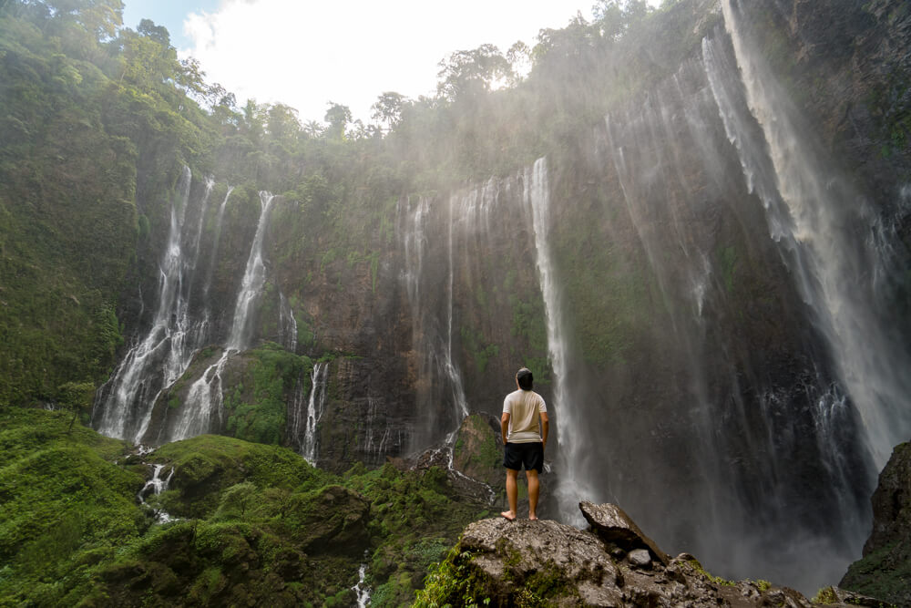 Tumpak Sewu  Amazing Waterfall  in East Java Something of 