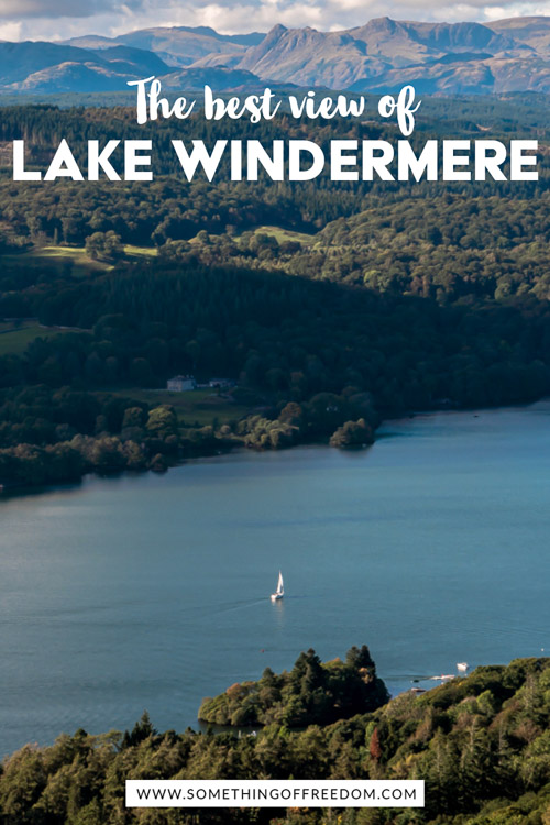 Gummer's How walk in Windermere, Lake District, pin