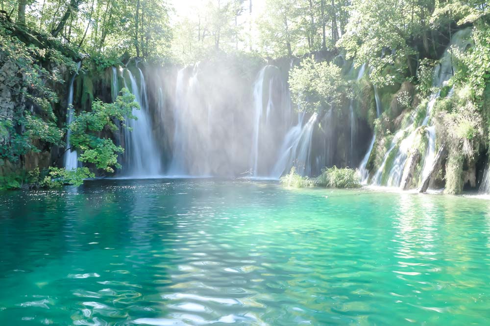 Galovački Buk A beautiful waterfall in Plitvice Lakes National Park