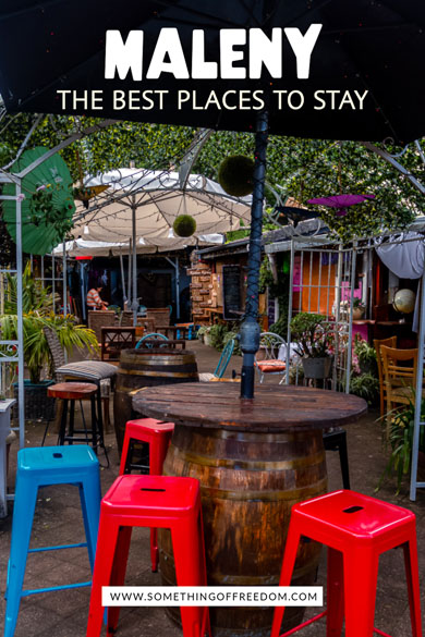 The best places to stay in Maleny Sunshine Coast Hinterland accommodation pin