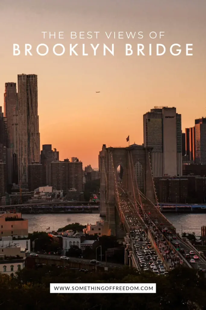 The best views of Brooklyn Bridge NYC pin